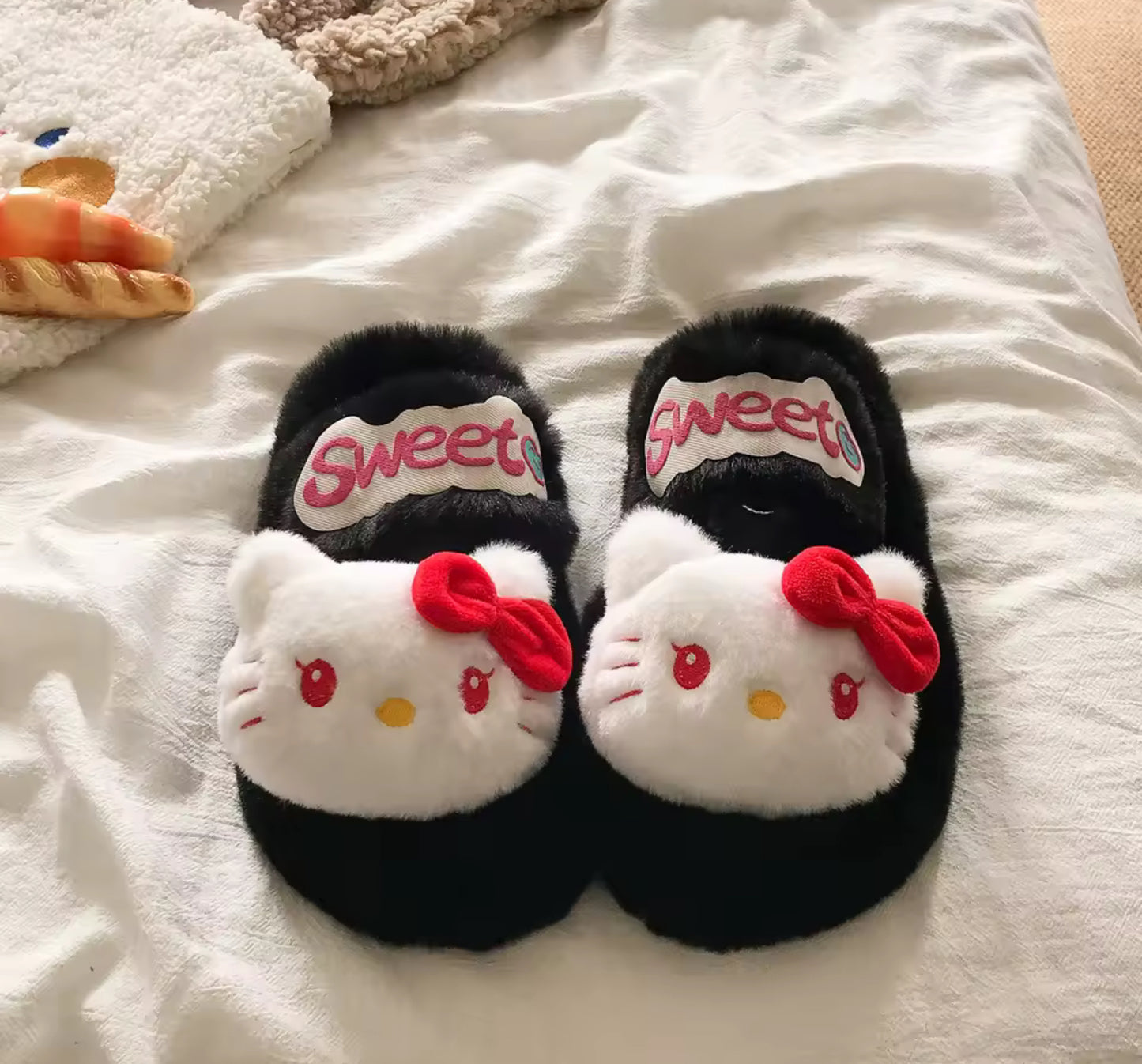 Spooky Kitty Slippers