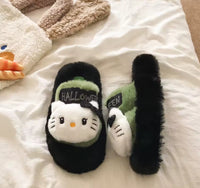 Spooky Kitty Slippers